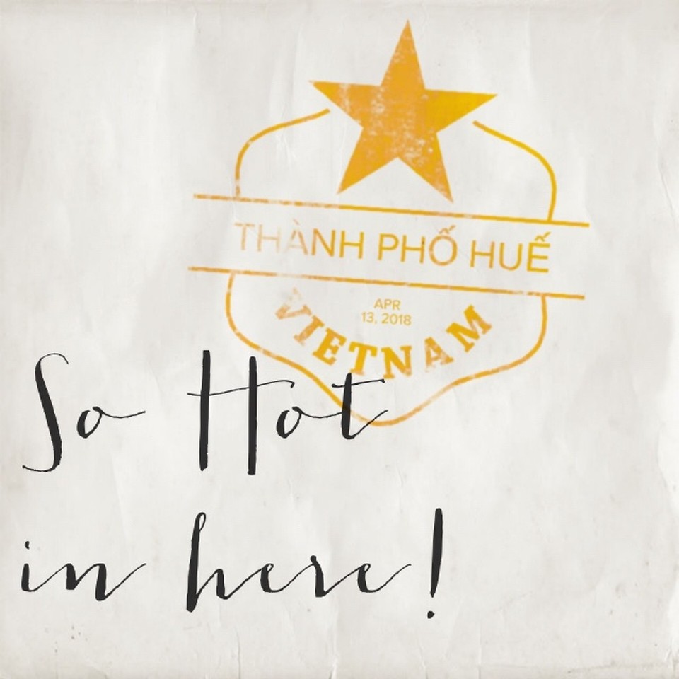 Vietnam - Huế - Hitzeindex von 43C...