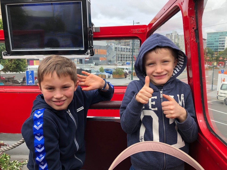 Neuseeland - Christchurch - Zumindest die Kinder hatten Spass. 
