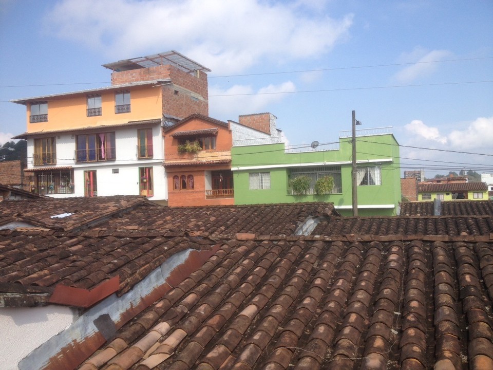 Kolumbien - Medellín - Frühstück über den Dächern Guatapés