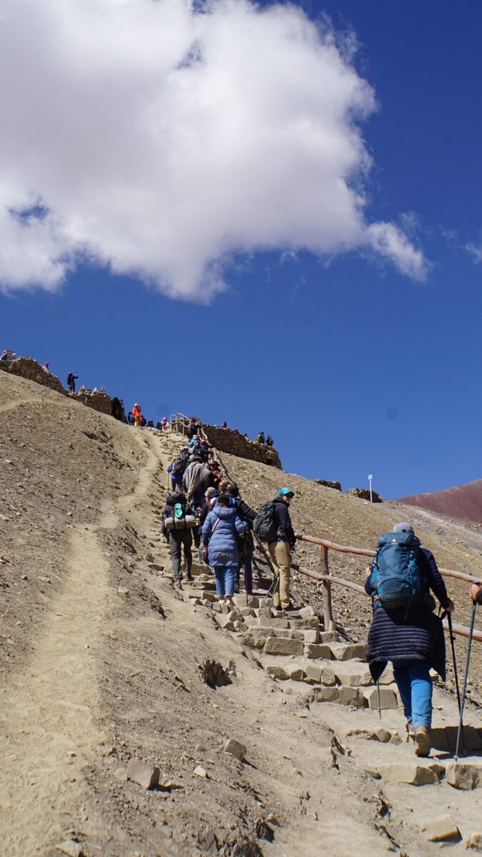 Peru -  - Noch ein steiler Anstieg …