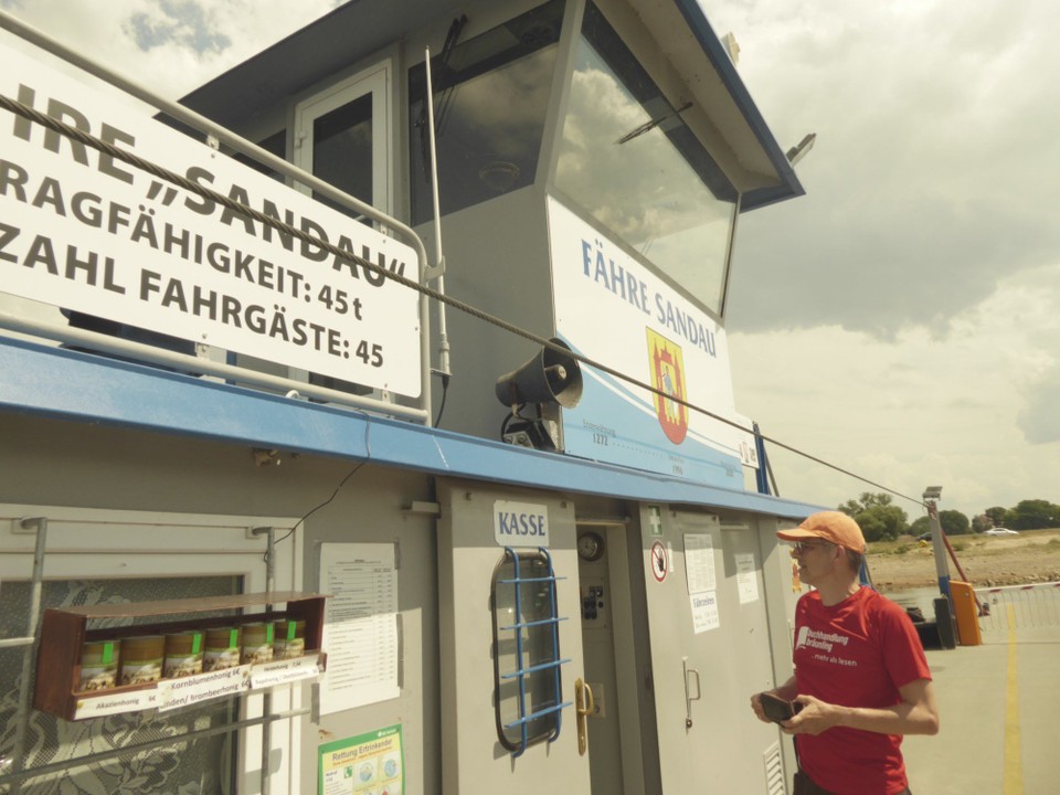 Deutschland - Tangermünde - Direkt nach den ersten 10 km haben wir die Elbe gekreuzt.