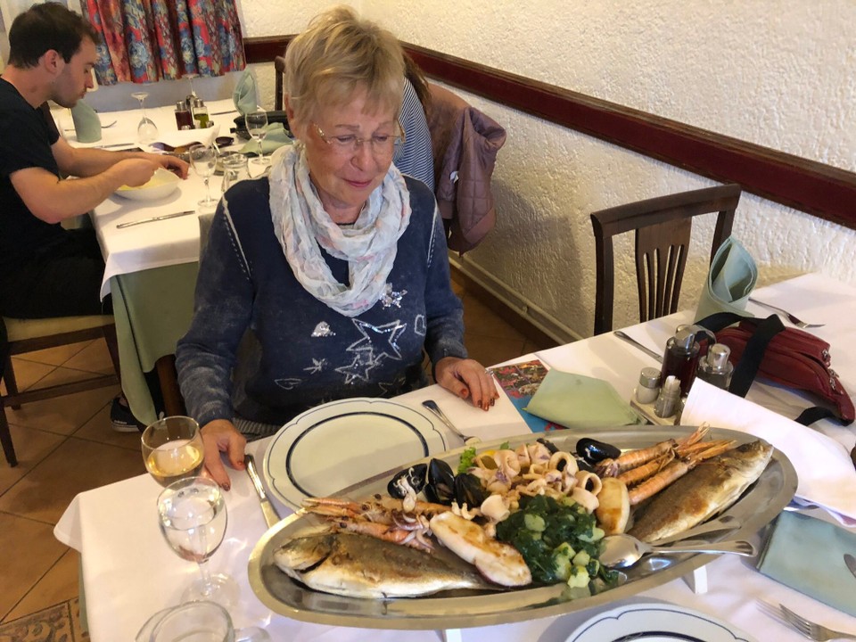 Kroatien - Poreč - Fisch Platte für 2 Personen