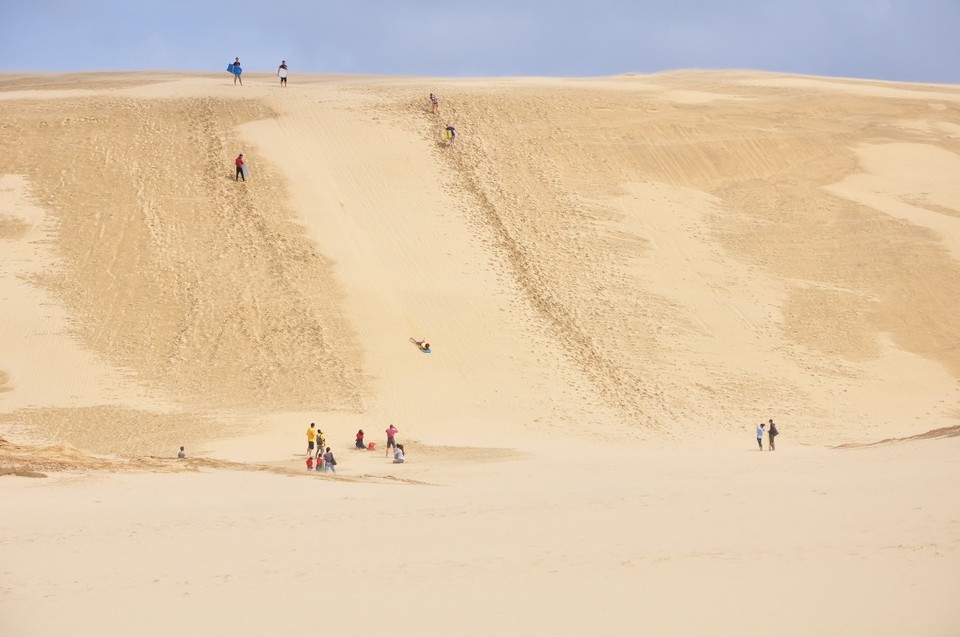 Neuseeland - Mangonui - Sanddünen mit Surfern
