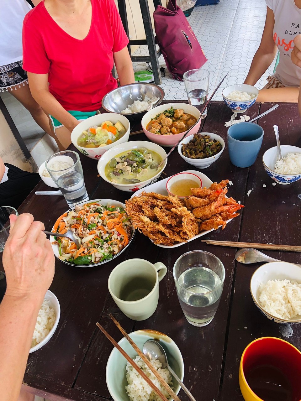 Thailand - Mae Rim - Essen bei Doro ☀️