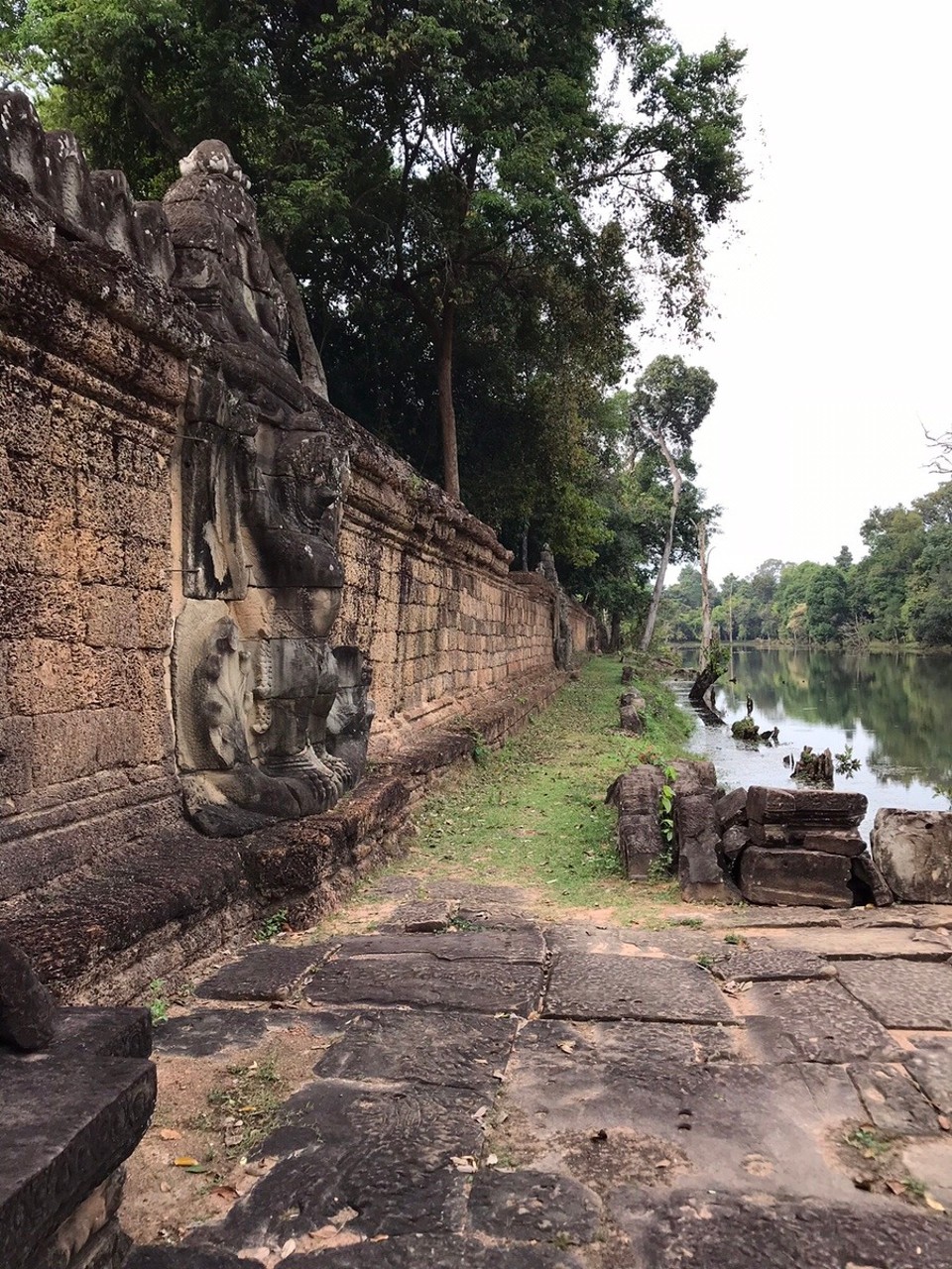 Cambodia - Siem Reap - East Gate entrance of Preah Khan