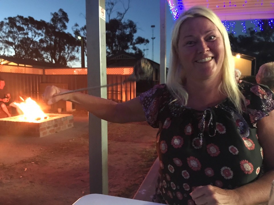  - Australia, Whyalla - Toasting marshmallows.. yum