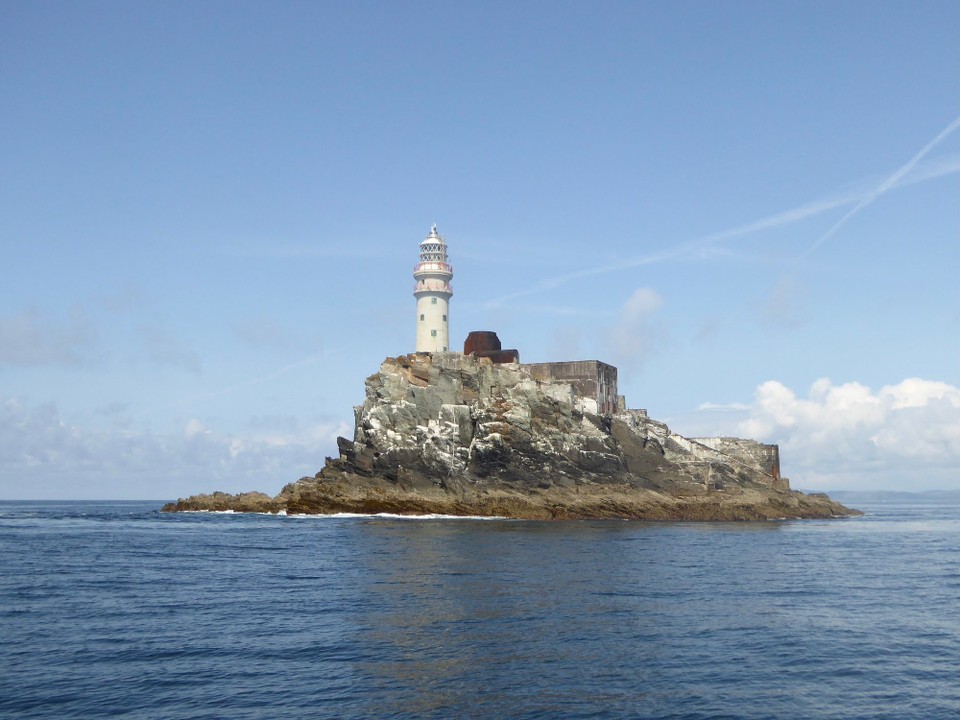 Ireland -  - Fastnet Rock is used as the midpoint of the classic offshore 700 mile race from Cowes on the Isle of Wight, which then heads back to Plymouth or Cherbourg.