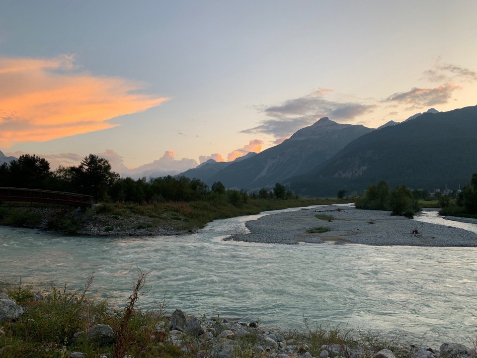 Schweiz - Scanfs - Inn bei Samedan
