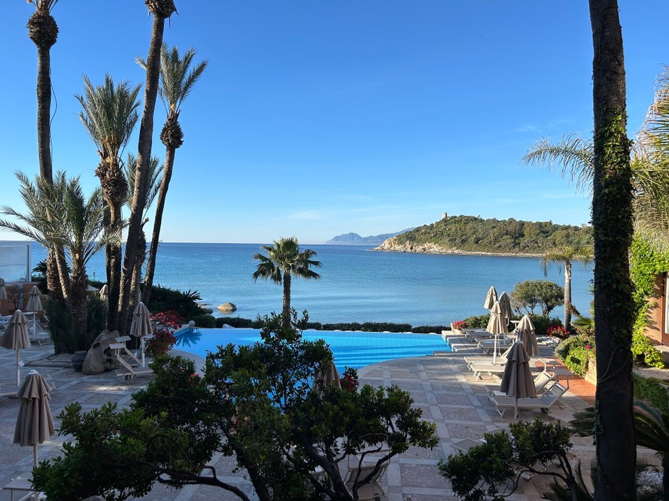 Italien - Cagliari - Aussicht morgens vom Balkon 