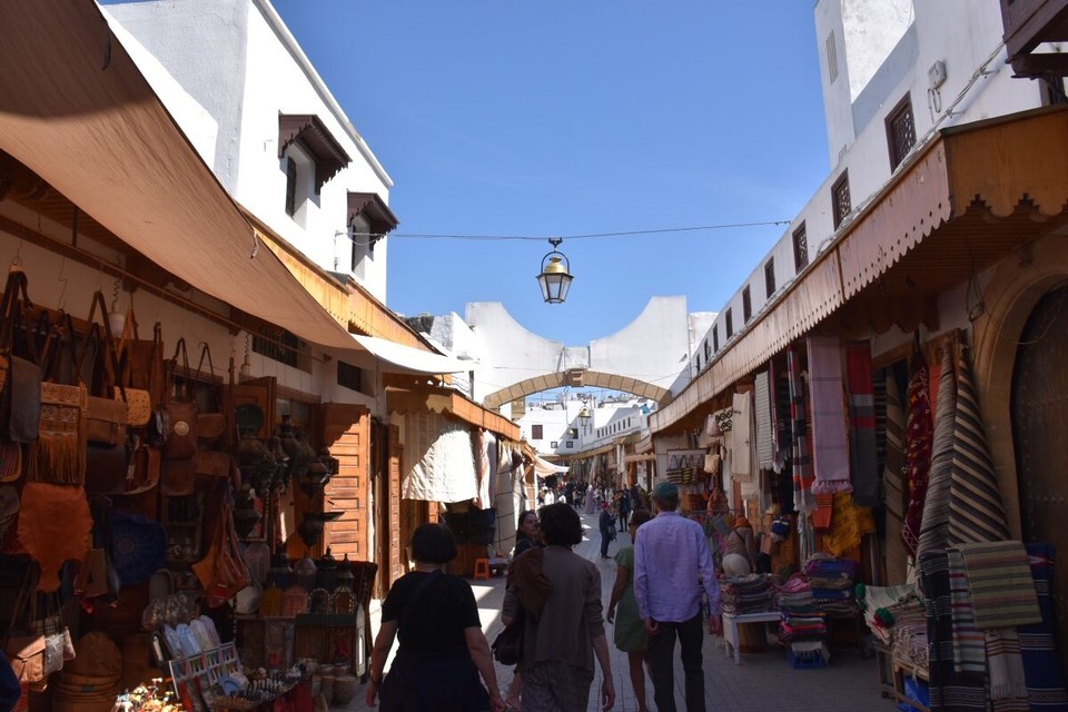 Marokko - Rabat - Die Altstadt ist sehr schön und voller Geschäfte.