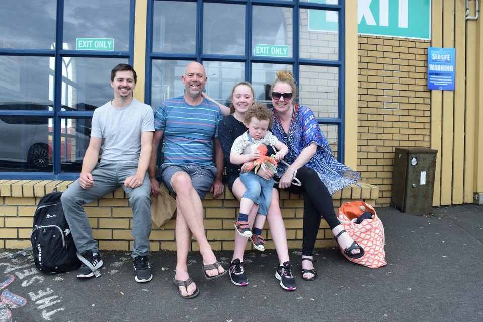 Neuseeland - Auckland - Donagh und Gavin mit Kindern