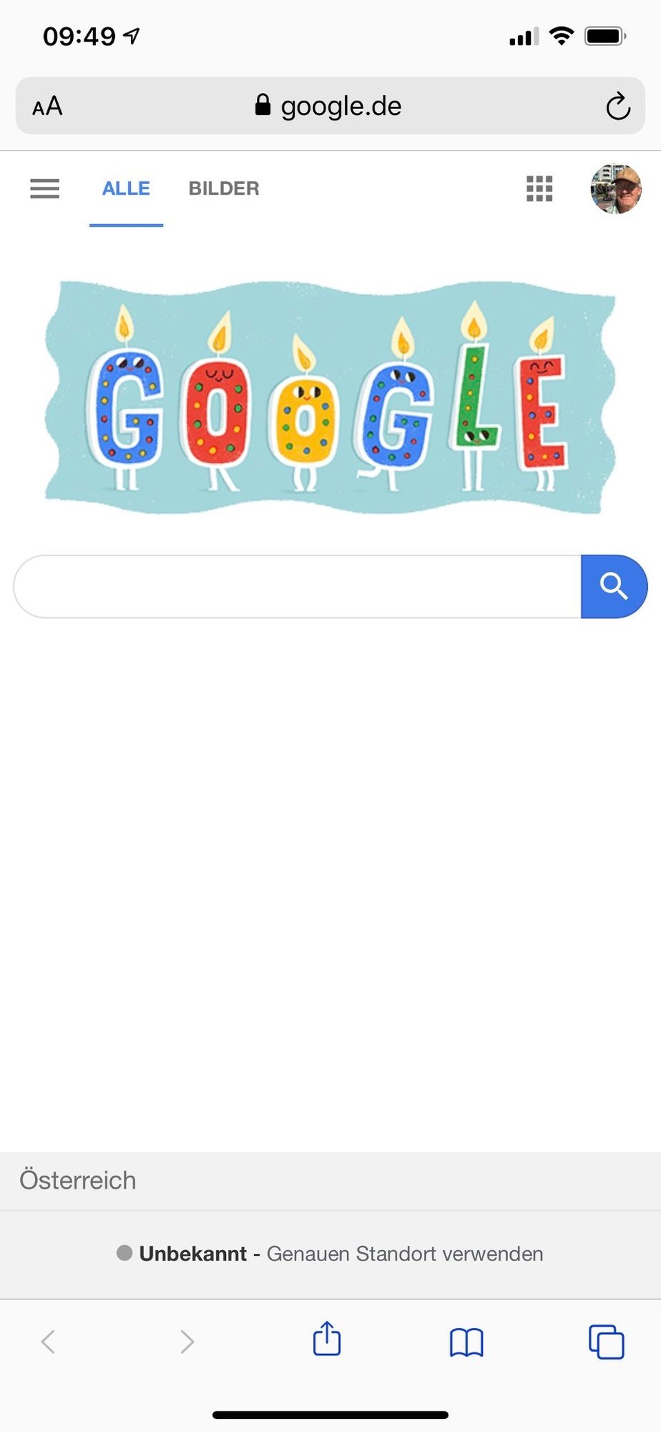Österreich - Bad Gastein - Sogar Google feiert heute mit. 