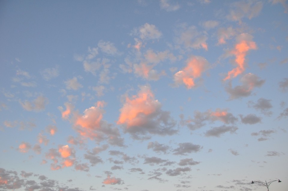 Australien - Bunbury - rosa Wolken