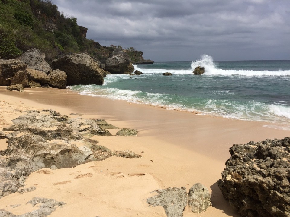 Indonesien - Badung - Unser Hausstrand klein aber sehr fein