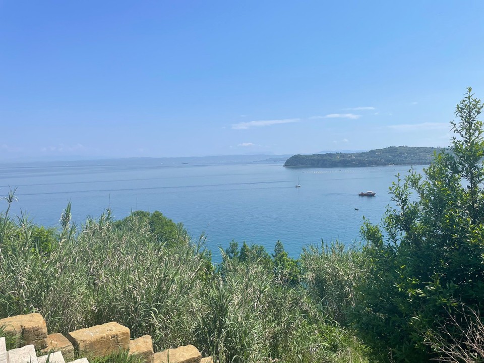 Slowenien - Portorož - Guten Morgen - heute mit Meerblick (leider nicht unser Stellplatz)