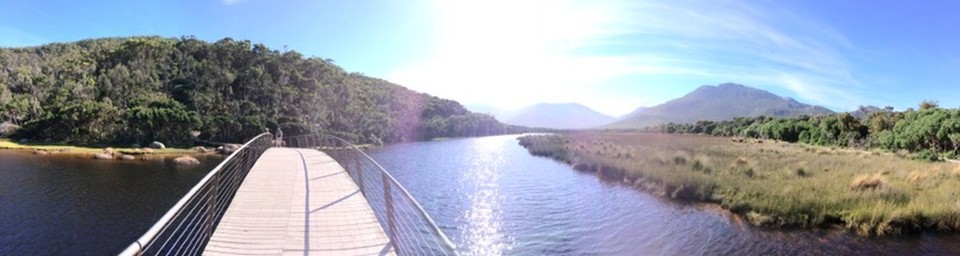 Australia - Tidal River - Tidal River camp site bridge. 