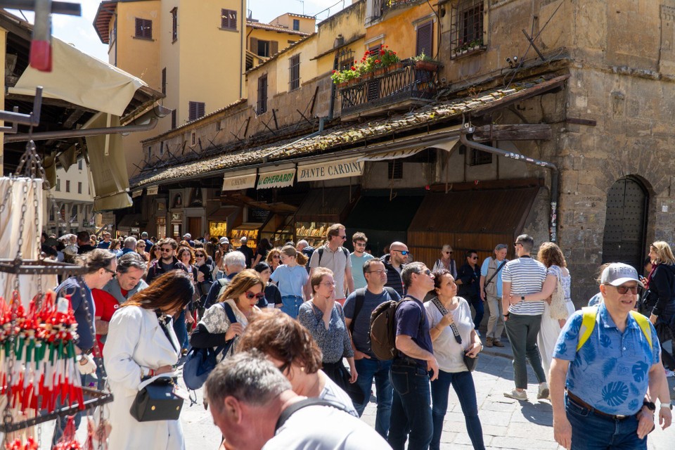 Italien - Florenz - Auf der Ponte Vecchio