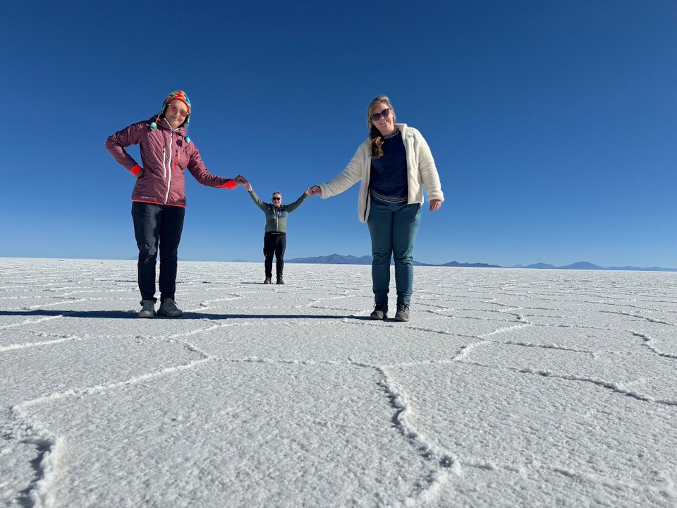 Bolivien -  - Der kleine Torsten wird aus Salzkasten abgeholt