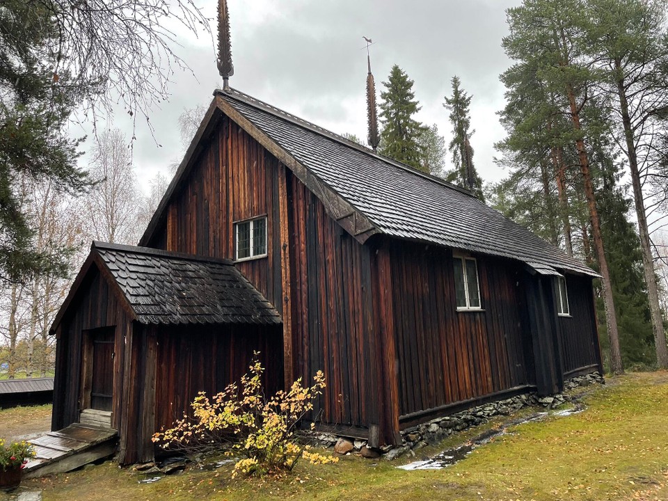 Finnland - Tapionniemi - Alte Holzkirche in Sodankylä