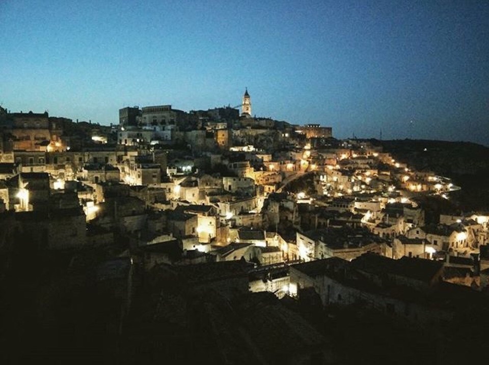 Italia - Matera - Matera di notte. Capitale della cultura 2019