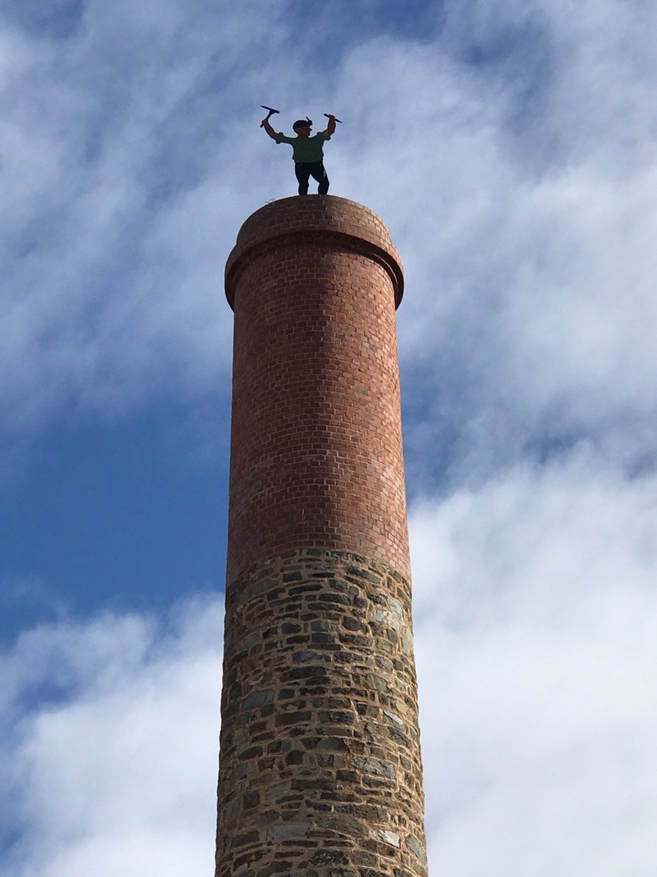 Australia - Burra - Johnny Green was the mascot for the miners back in the day and has always overlooked the highest point of mine