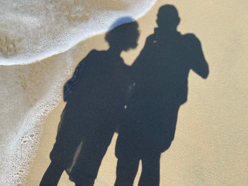 Australien - Naturaliste - unsere Schatten im Sand