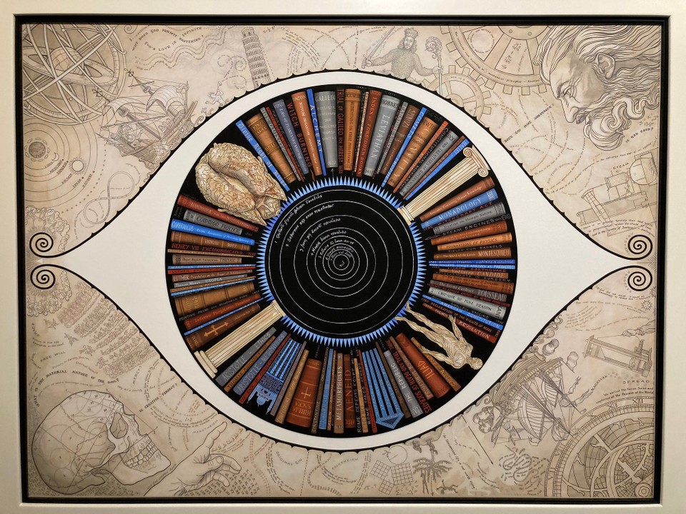 Neuseeland - Christchurch - Und am Abend geht es heute mal mit Garry und Lee zu einer Kunstausstellung wo wir diese zwei Kunstwerke zum Gesprächsthema des Abends machen 😀