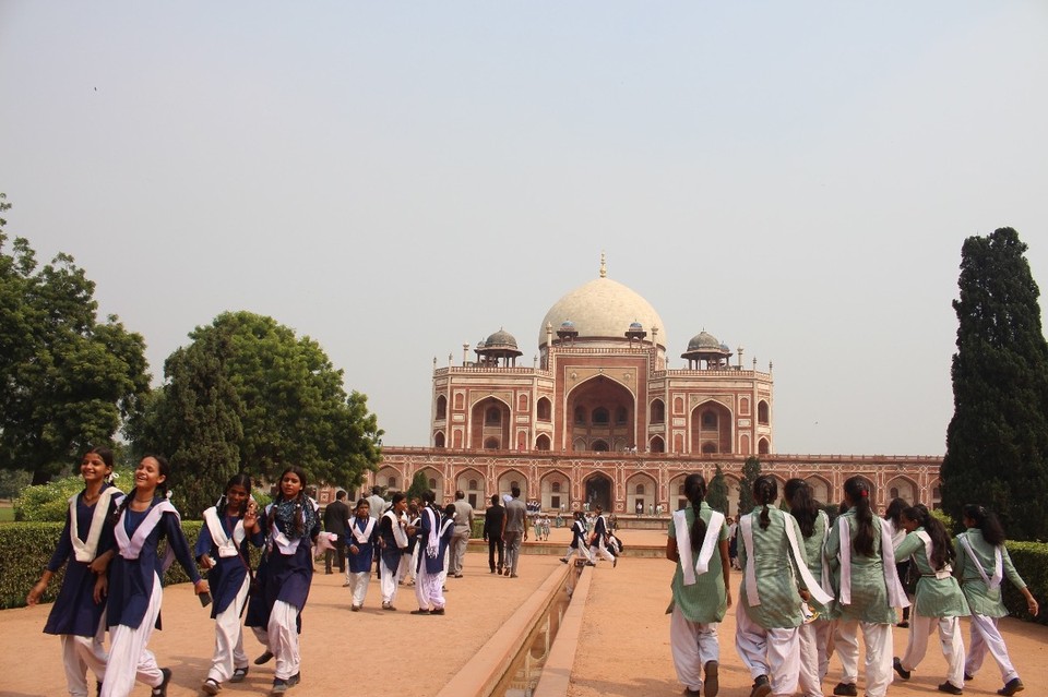 Indien - Neu-Delhi - Humayun-Mausoleum - der Grabbau von Nasiruddin Muhammad Humayun