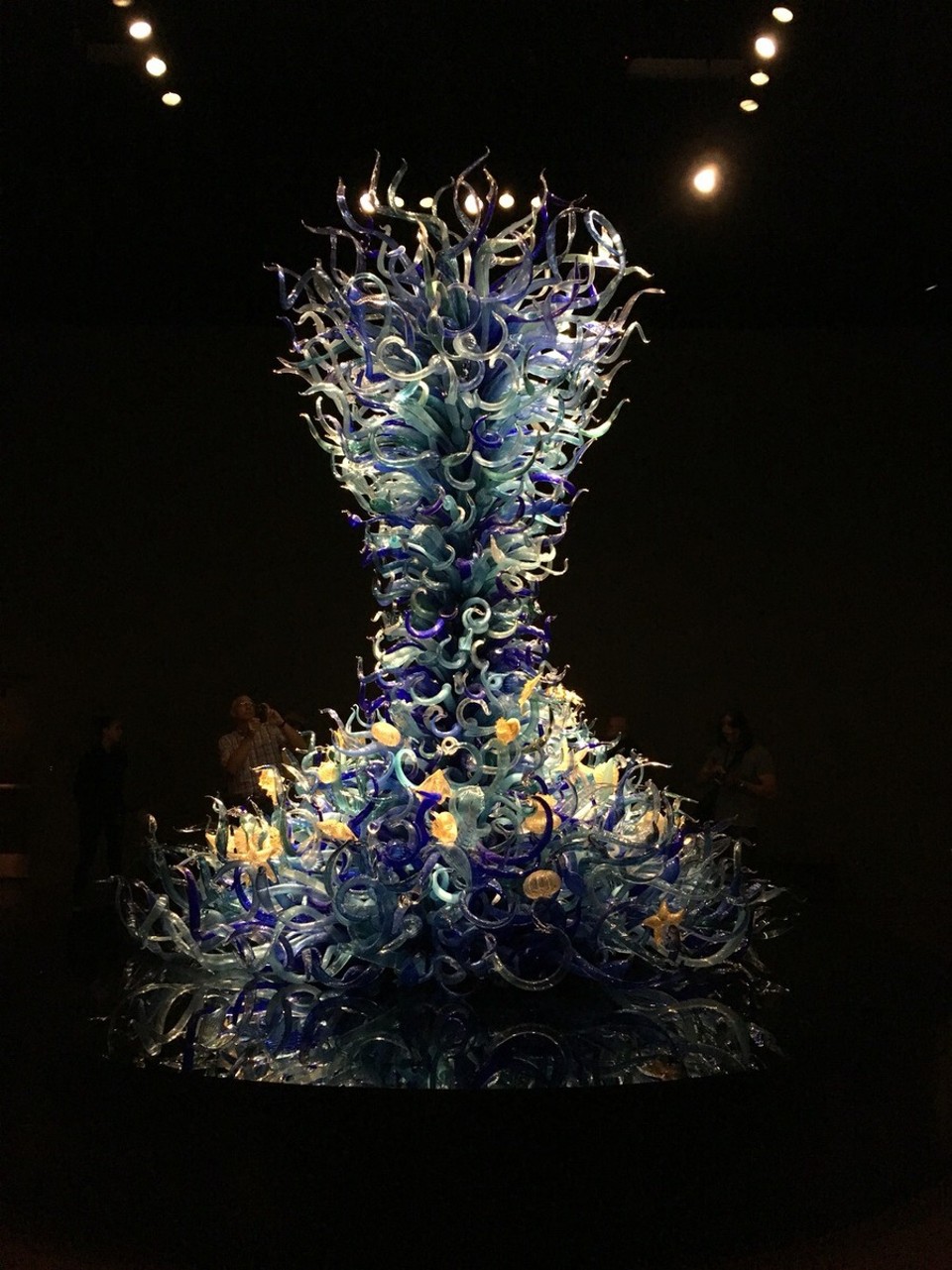 USA - Seattle - Kunst aus Glas - das sind lauter handgeblasene Einzelteile - unglaublich 