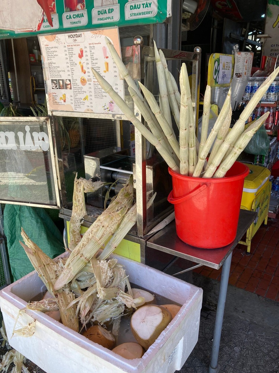 Vietnam - Da Nang - Heute mal Zuckerrohrsaft verköstigen 🤓