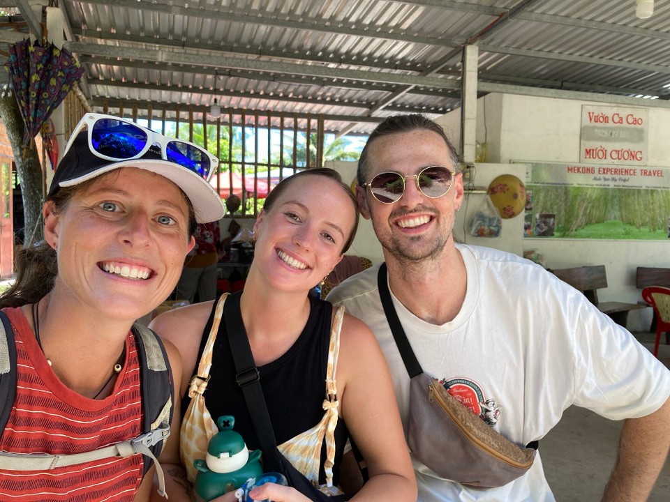 Vietnam - Can Tho - Mit Bryn und Fran (Großbritannien) hab ich alles genau unter die Lupe genommen 🤪😎