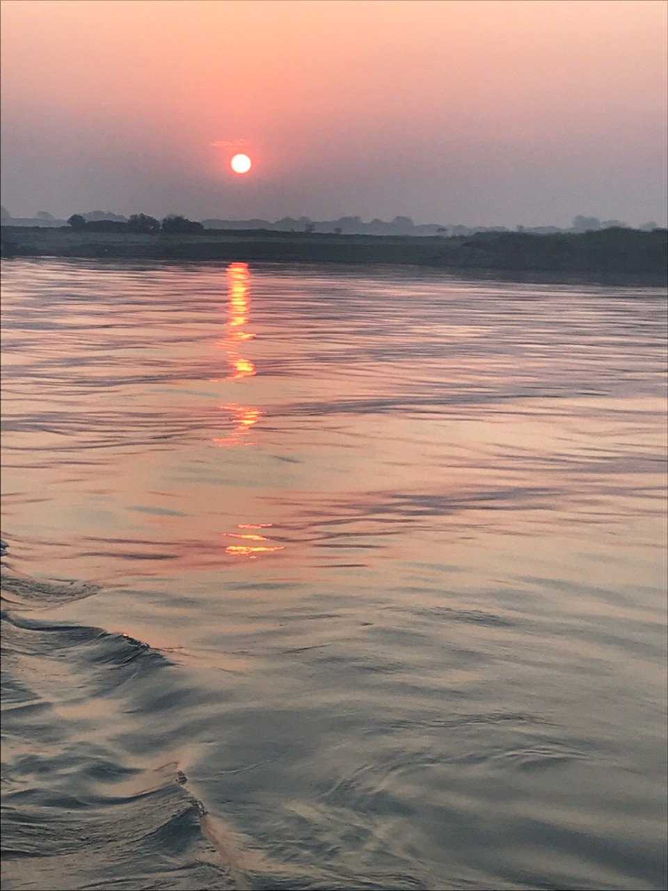 Myanmar (Burma) -  - Sunrise leaving Mandalay