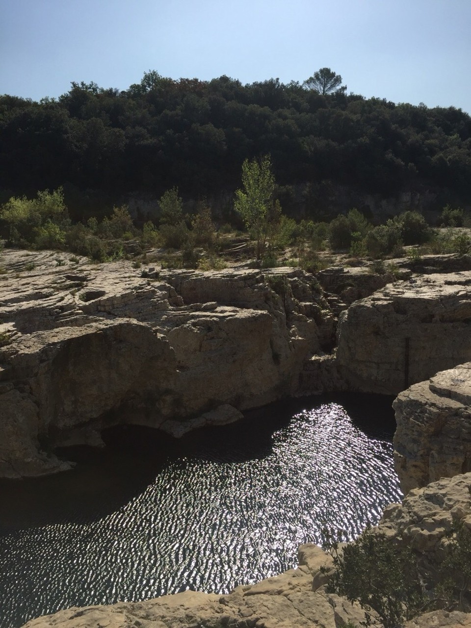 Frankreich - La Roque-sur-Cèze - Währen der Woche sieht es hier sehr viel einsamer aus 