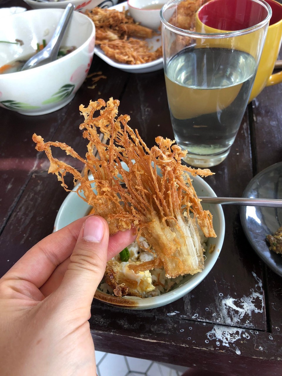 Thailand - Mae Rim - Frittierter Pilz 