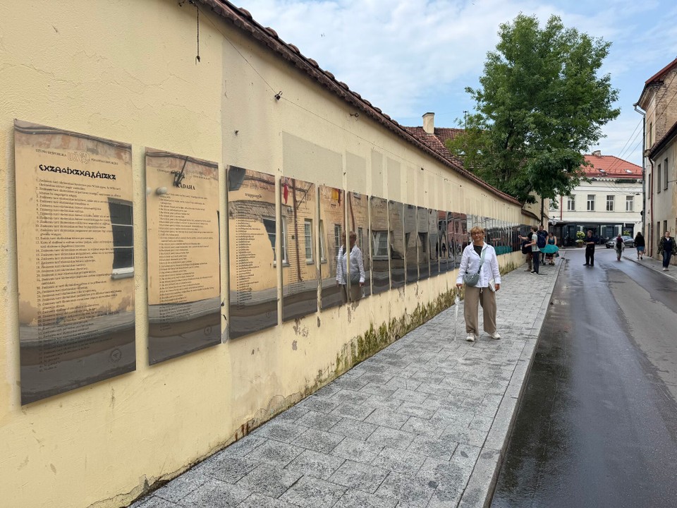 Litauen - Vilnius - Hier gab es eine eigene Verfassung der Republik Uzupis