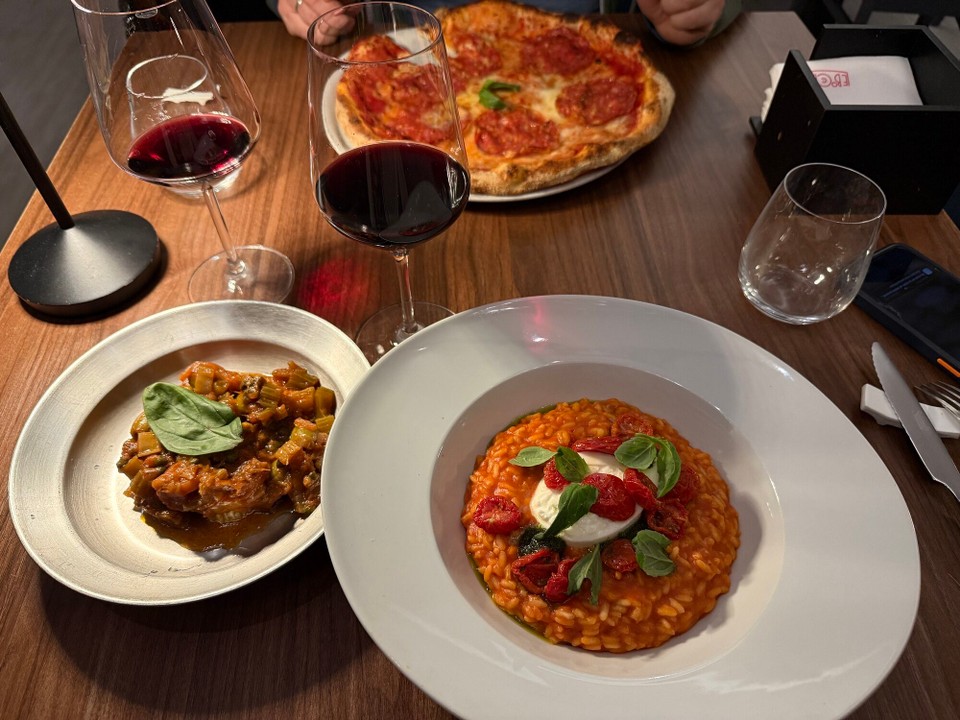 Italien - Agrigent - Risotto und Caponata