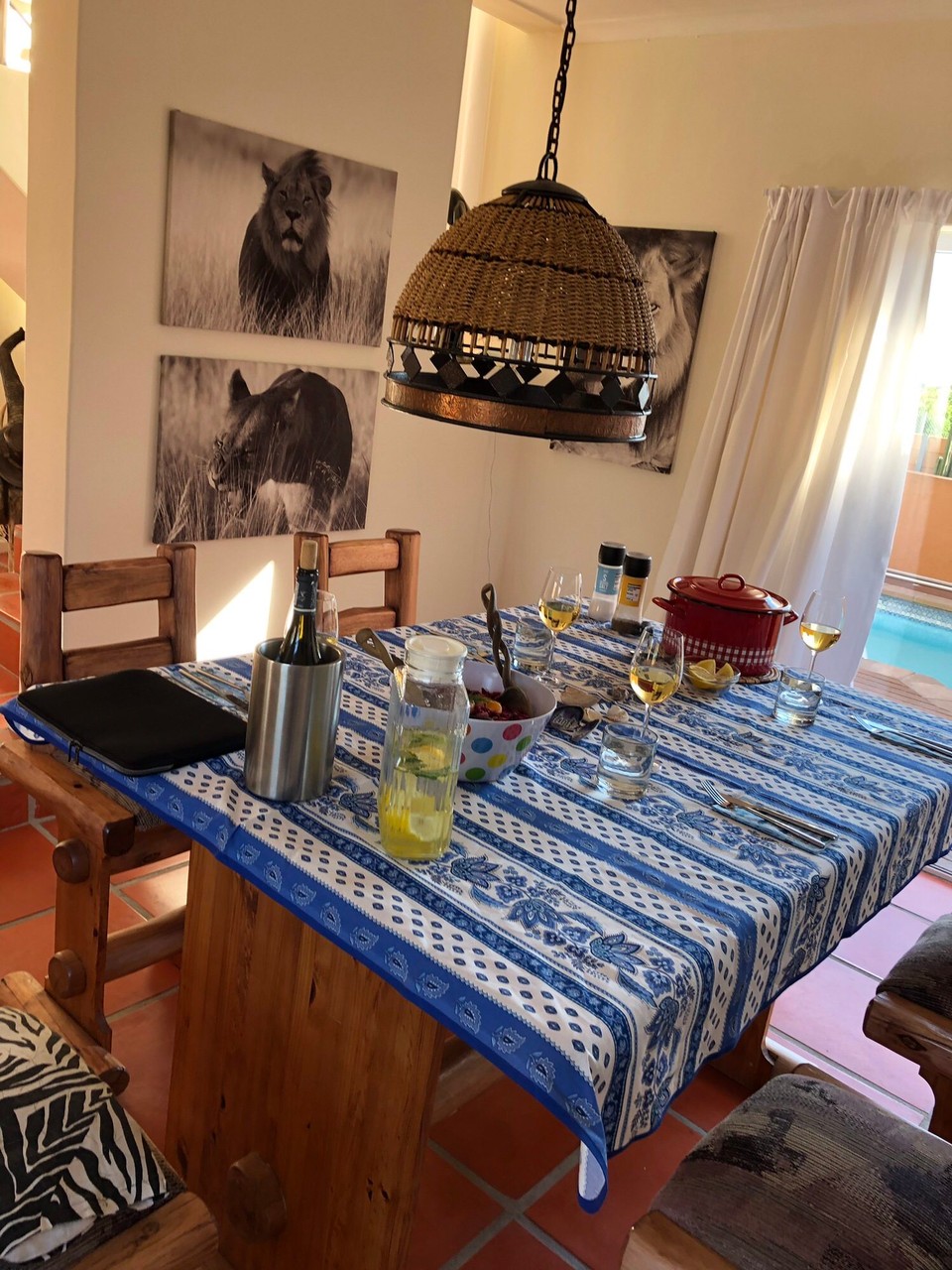 Südafrika - Blouberg - Einladung bei Uwe und Katrin zum Abendessen