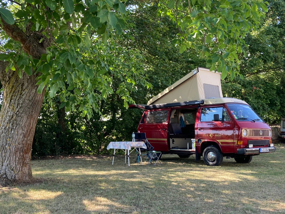 Deutschland - Lauffen am Neckar - Stellplatz beim Weingut Schaaf