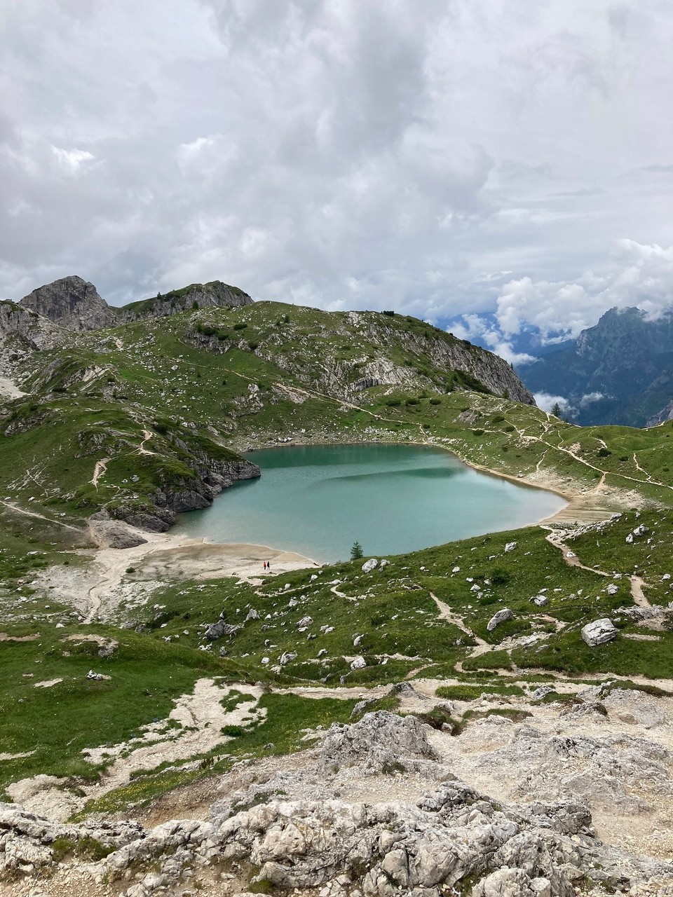 Ort bestimmen … -  - Lago Coldai, hier soll es Edelweiß geben 