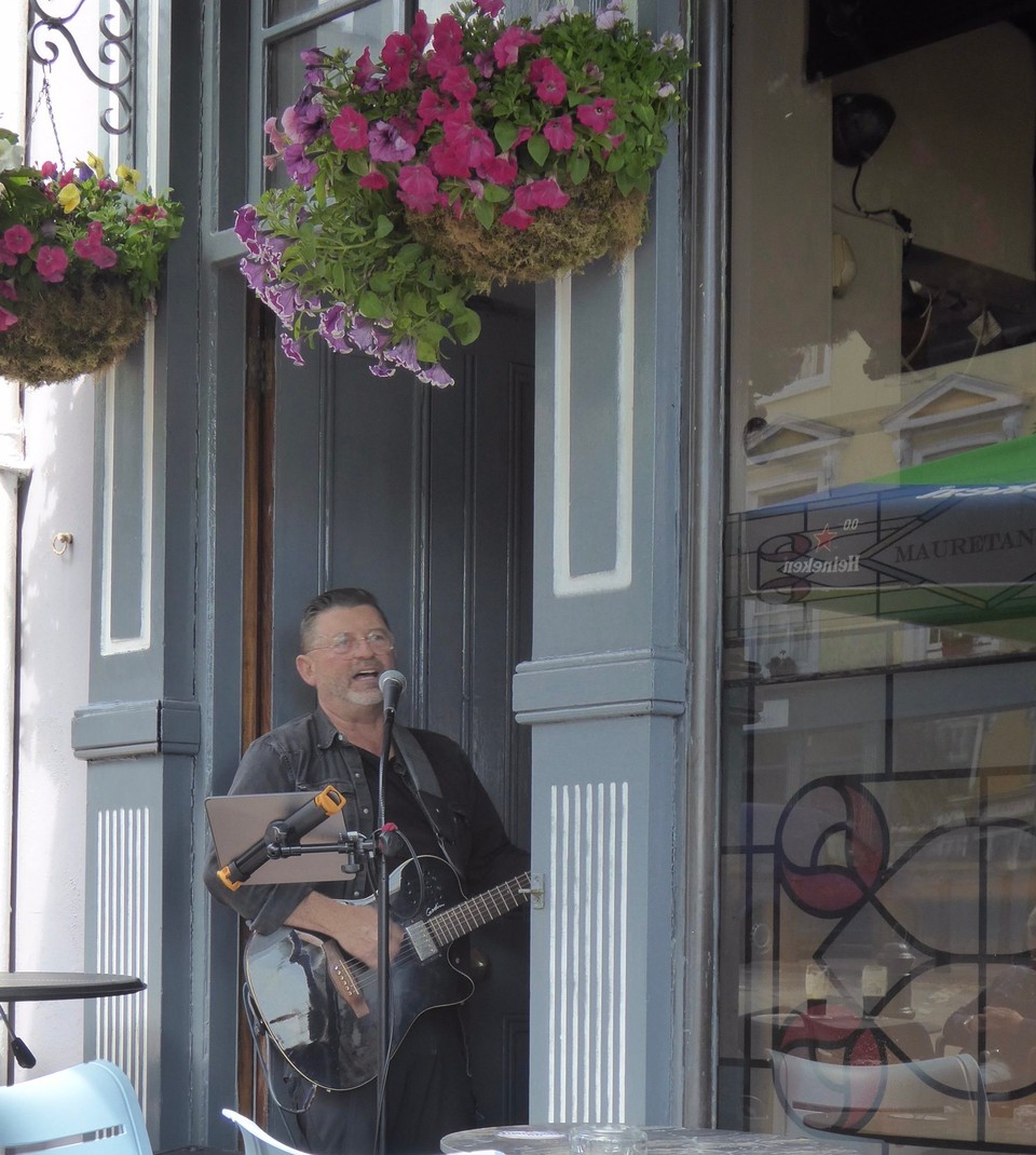 Ireland - Cobh - We were surprised someone was performing between 2pm-4pm on a Tuesday afternoon, until we guessed there was a cruise ship in town!