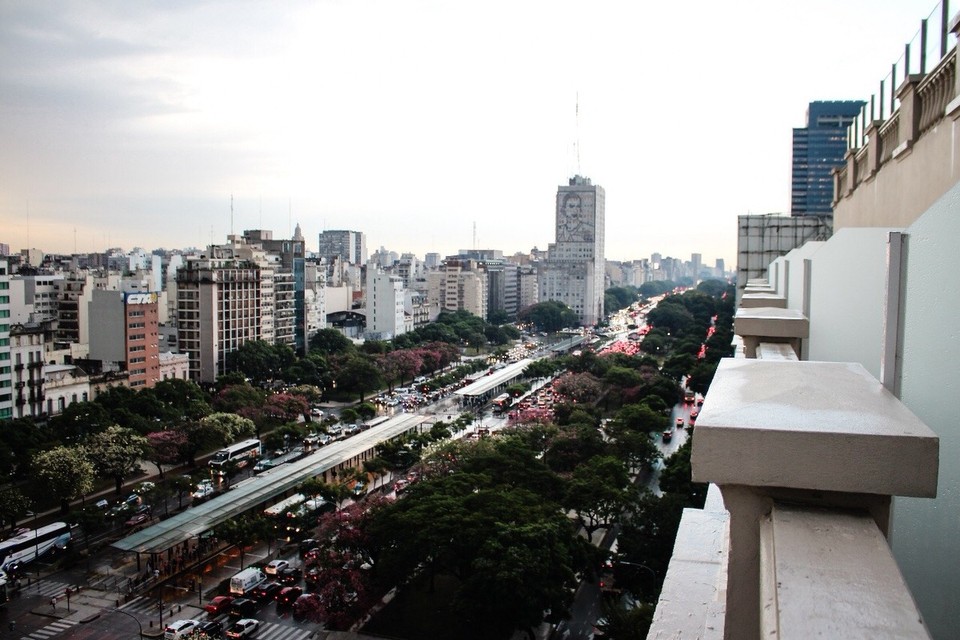 Argentinien - Buenos Aires - Welcome to Buenos Aires! 🇦🇷 Mit toller Aussicht von unserem Hotelzimmer 