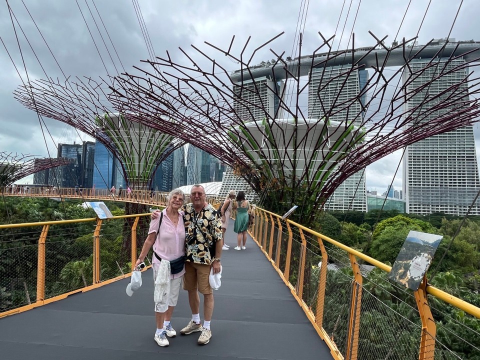 Singapur - Singapur - Sky garden on the Bay in Singapur