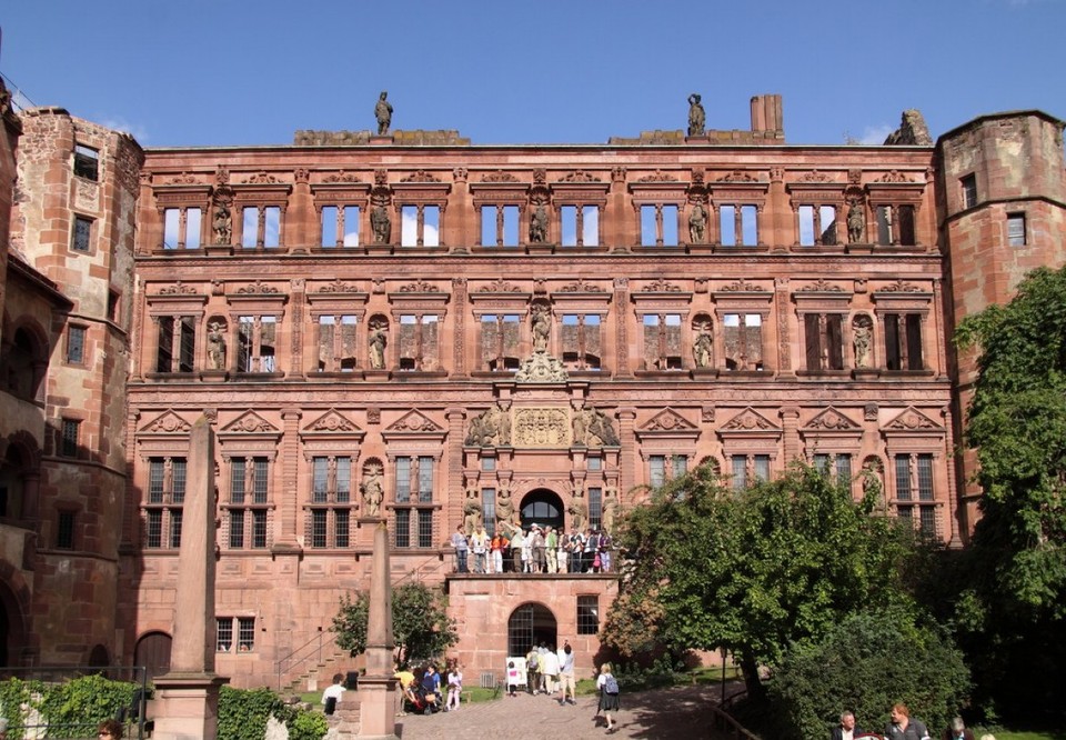 Deutschland - Heidelberg - Heidelberg Schloßhof