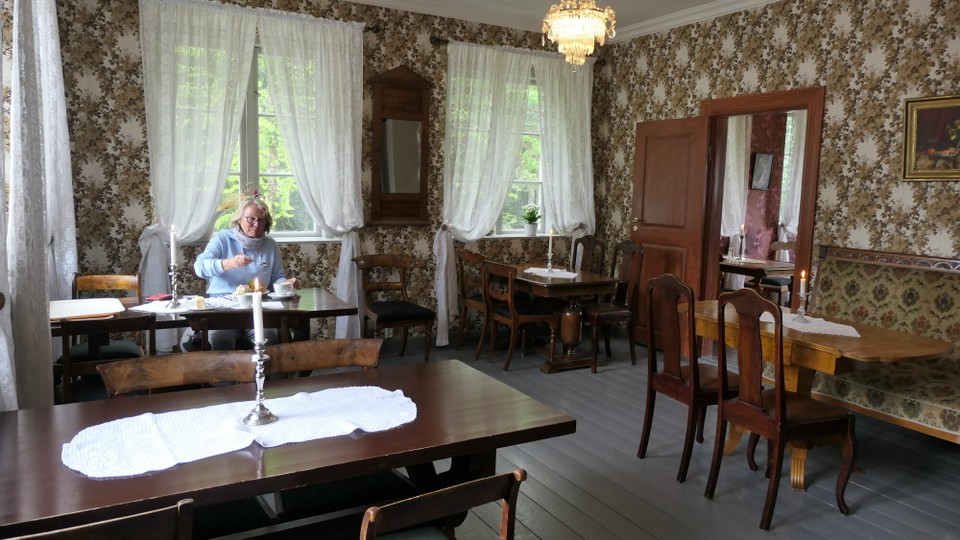 Norwegen - Lillehammer - Im Museumscafe