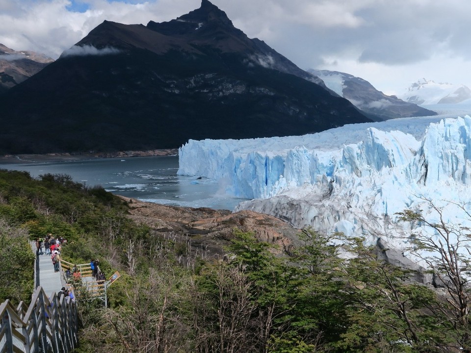 Argentina - El Calafate - Quand un bloc se decroche vers midi