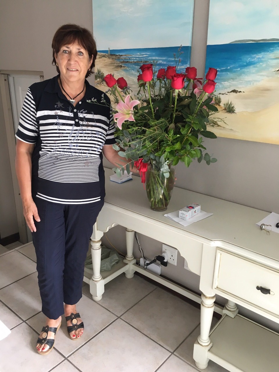 Südafrika - Southern Suburbs - Siggis Geburtstag - Blumen wie zu Hause