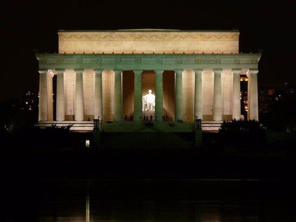 United States - Washington - Abe's house at night