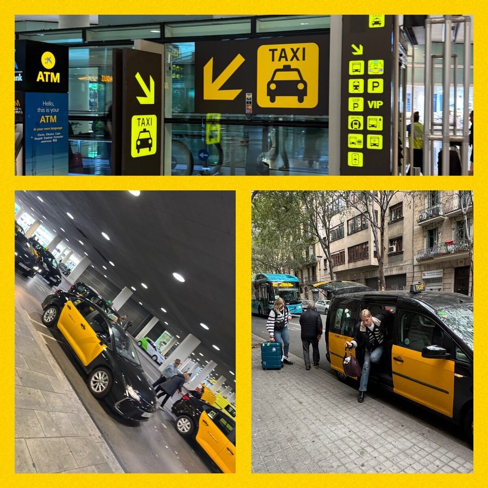 Spanien - El Prat de Llobregat - Mit dem Taxi… in die Stadt :0)