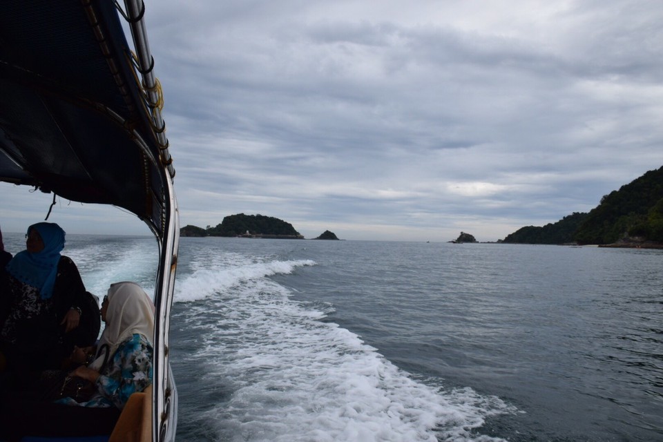 Malaysia - Pulau Perhentian - Morgens um 8 gehts runter von der Insel.