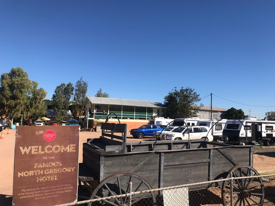 Australia - Winton - Parked out the back of pub onite 